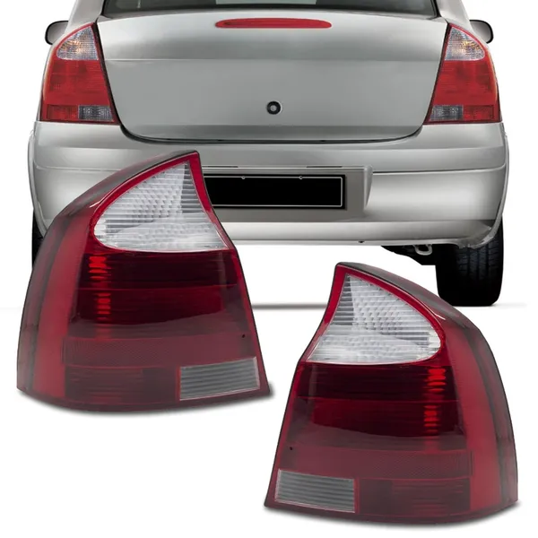 Lanterna Farol Traseiro Corsa Sedan 2003 a 2012 Cristal