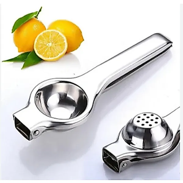 Espremedor Chef Gourmet De Limão Aço Inox Maciço Super Forte